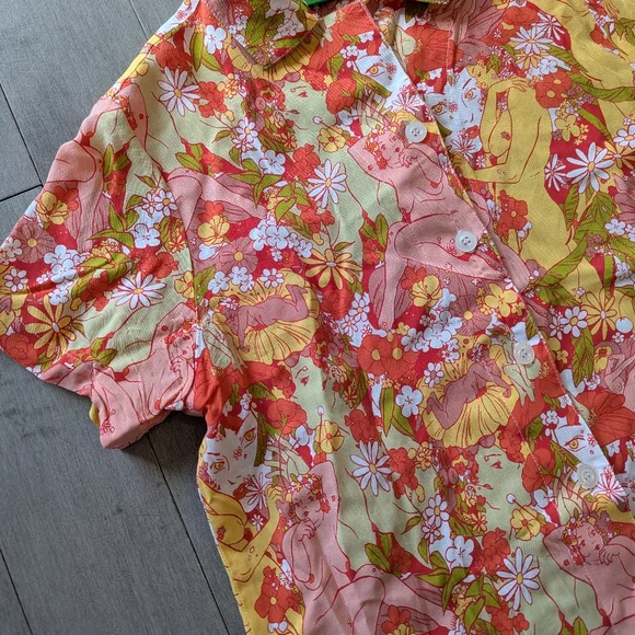 Big Bud Press Pantry Button-up Shirt Spring Rapture Size XS - Picture 6 of 11